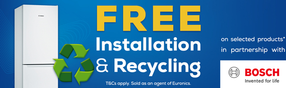 Bosch Free Installation & Recycling